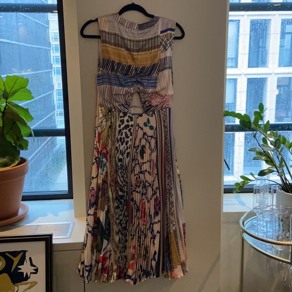 Anthropologie Geisha Designs Jacinta Pleated Cocktail Dress- Sz 10 (UK), US SZ 6 - Picture 5 of 6